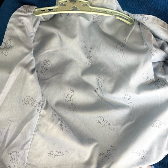 Vintage Winnie The Pooh Sears Collection Blue Childs Boy Wool Blazer Sz 6 Disney - Picture 7 of 7